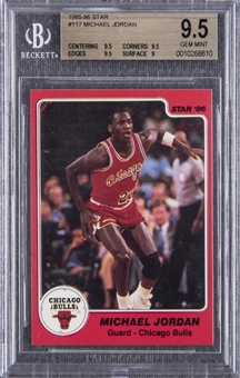 1985-86 Star #117 Michael Jordan – BGS GEM MINT 9.5